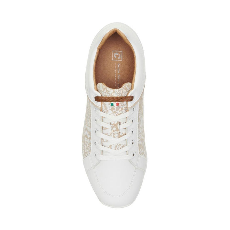 WOMEN'S CALDES WHITE/FLOWER GOLF SHOE