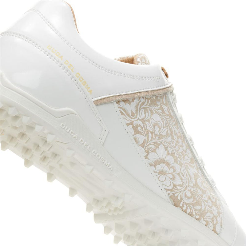 WOMEN'S CALDES WHITE/FLOWER GOLF SHOE