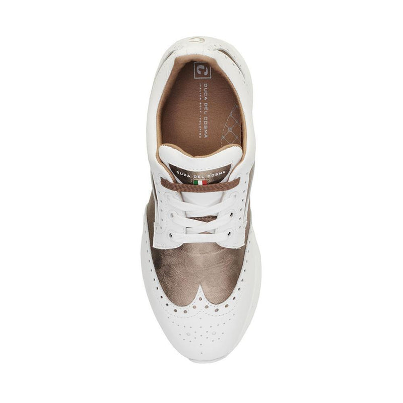 WOMEN'S SERENA WHITE/TAUPE GOLF SHOE