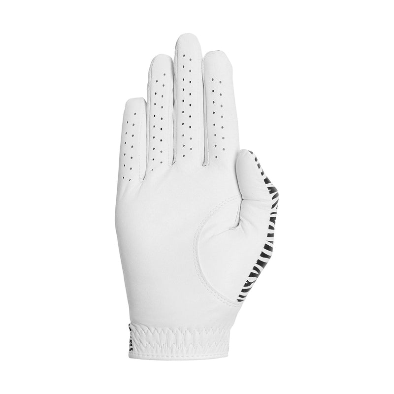 DESIGNER PRO WOMEN -WHITE/ZEBRA (RIGHT) Women's Golf Glove
