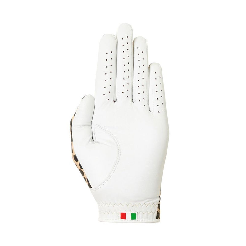 DESIGNER PRO WOMEN -WHITE/CHEETAH (LEFT) Women's Golf Glove