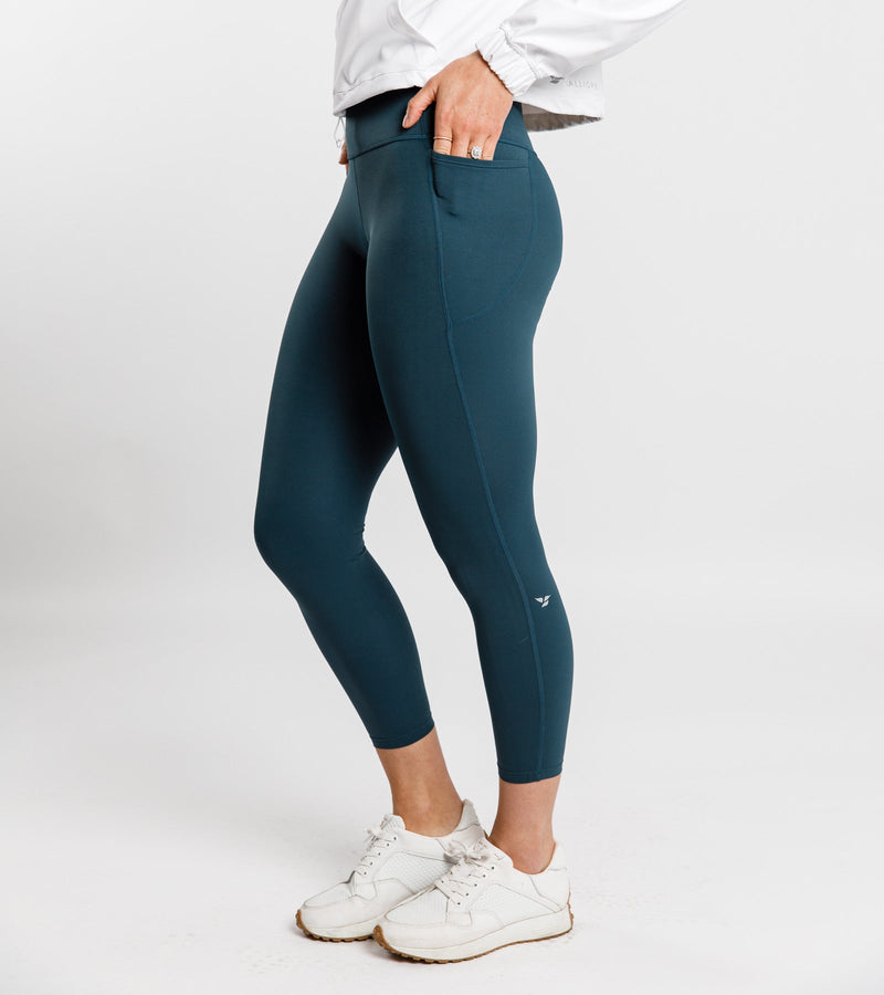 COEUR PERFORMANCE POCKET LEGGINGS - Teal