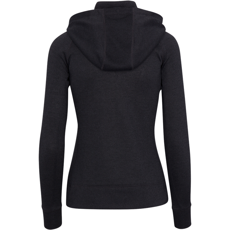 PENROSE FLEECE PERFORMANCE HOODIE: BLACK HEATHER