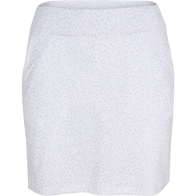 17" FALLOW VENTILATED PERFORMANCE SKORT: WHITE