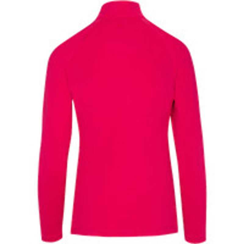 WOMEN'S PLAYER JERSEY PERFORMANCE QUARTER ZIP - DAHLIA