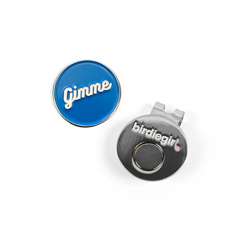 Gimme Golf Ball Marker with Hat Clip