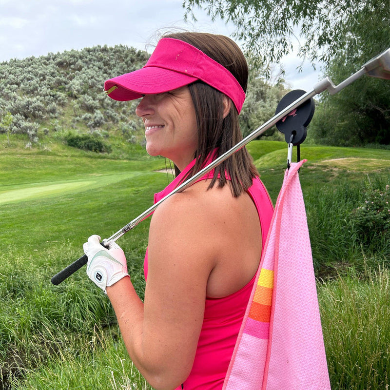 Golfher's Sunset Magnetic Golf Towel