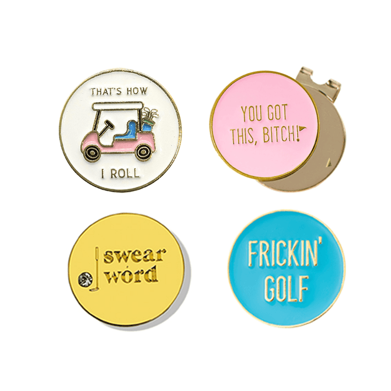 Sassy Women's Golf Ball Marker Collection (set of 4)