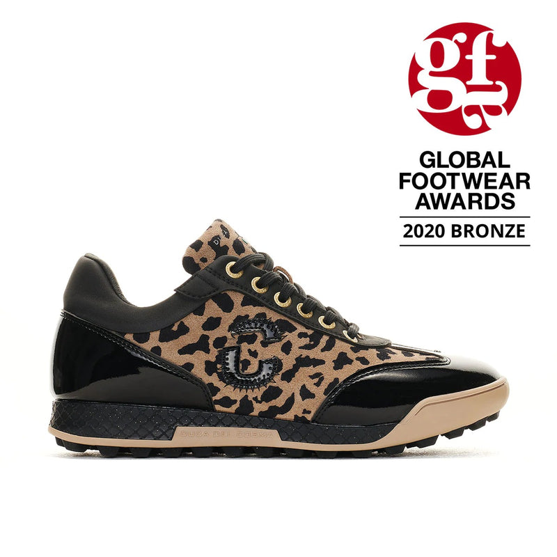 WOMEN'S KING CHEETAH BLACK GOLF SHOE