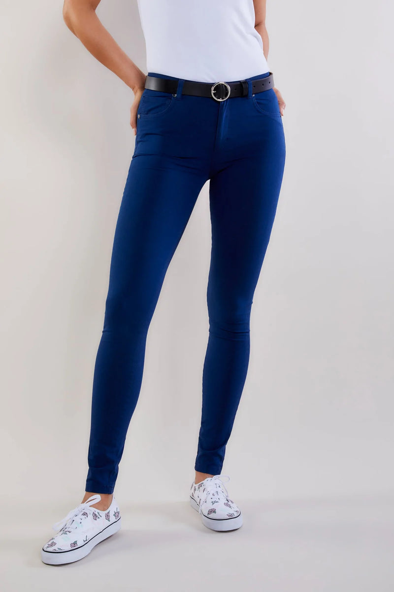 Anatomie Demi Stretch Denim Jean Pant in Navy Skinny Fit Ankle Length Pant.