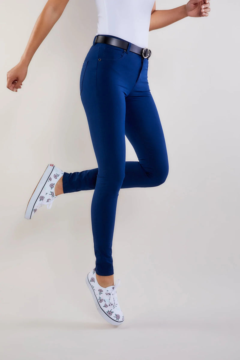 Anatomie Demi Stretch Denim Jean Pant in Navy Skinny Fit Ankle Length Pant.