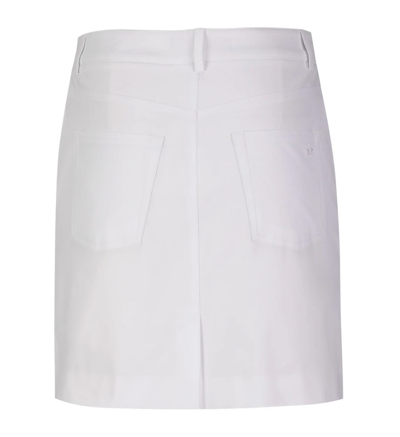 The Stellar Stretch Skort - White