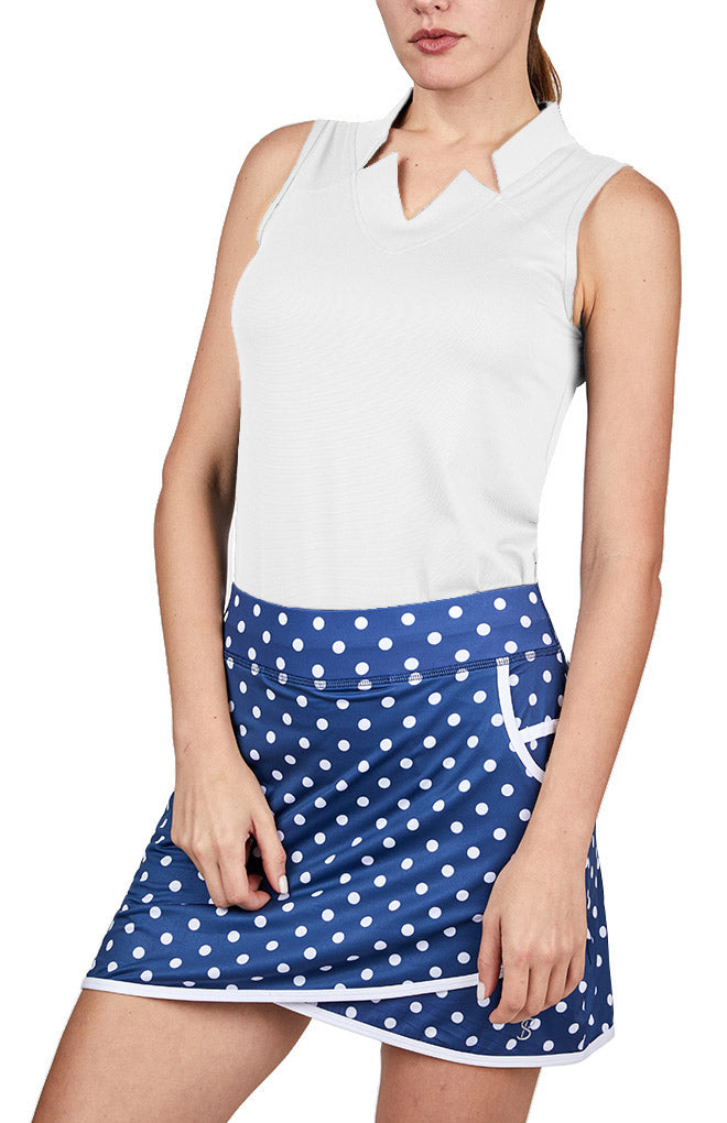 Sleeveless - Golf Colors - White