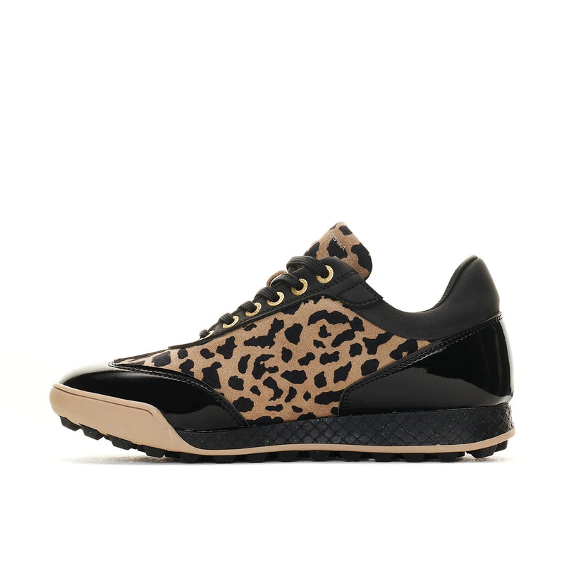 WOMEN'S KING CHEETAH BLACK GOLF SHOE