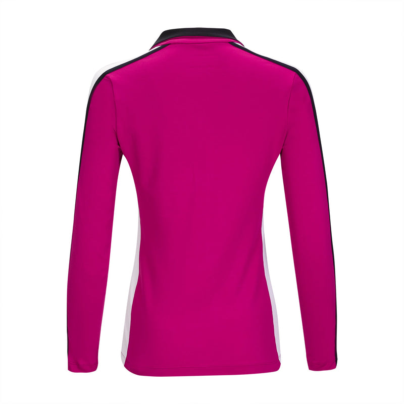 The Lauren Long Sleeve Top - Bougainvillea