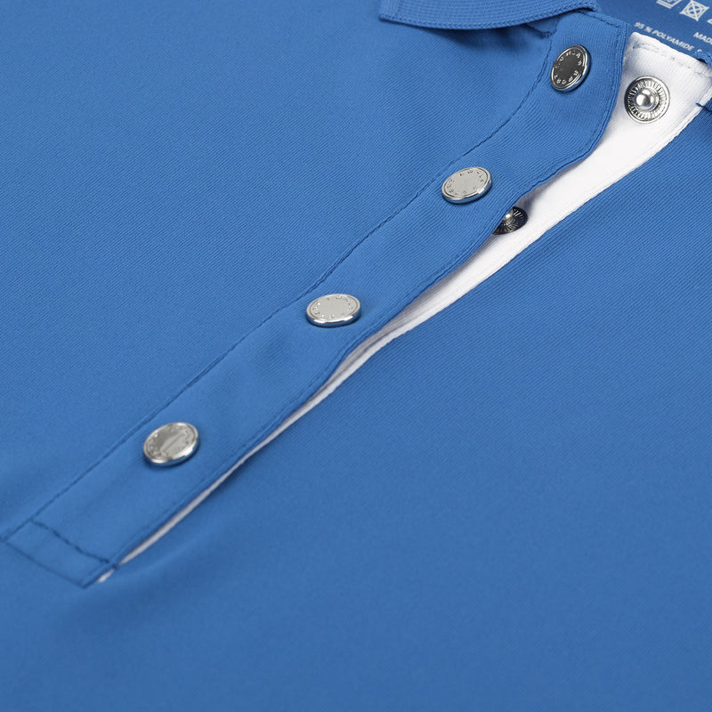The Snappy Short Sleeve Polo - Blueberry