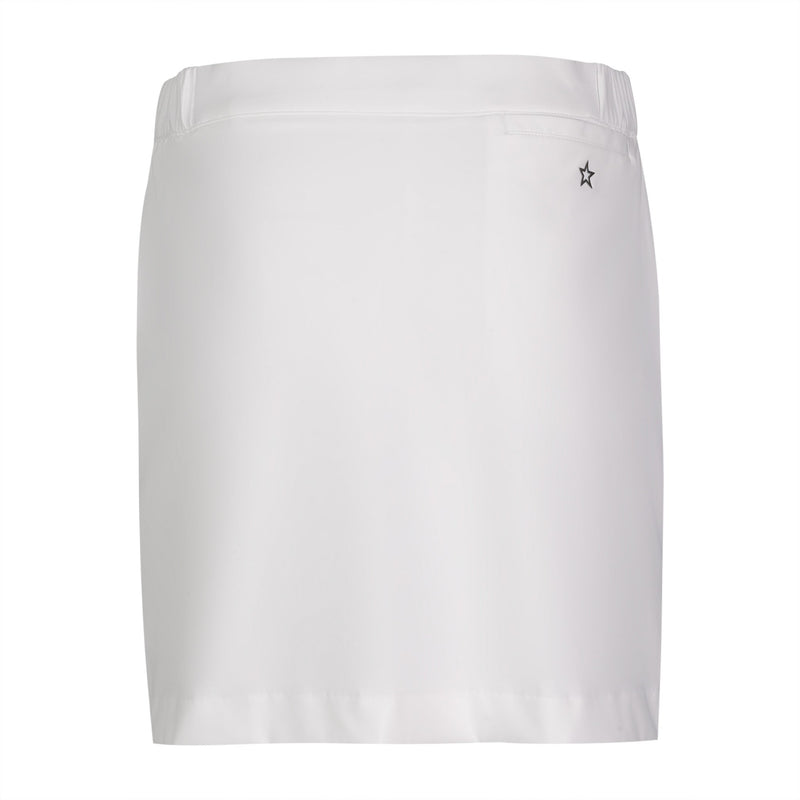 The Tech Pull On Skort - White