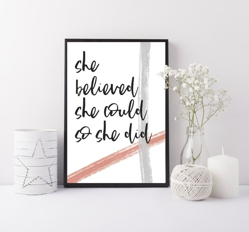 She Believed She Could Print