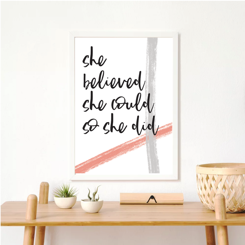 She Believed She Could Print